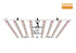 Lampe de culture à LED Medic Grow Flex-800 et kit de culture à LED 120x120 800 watts