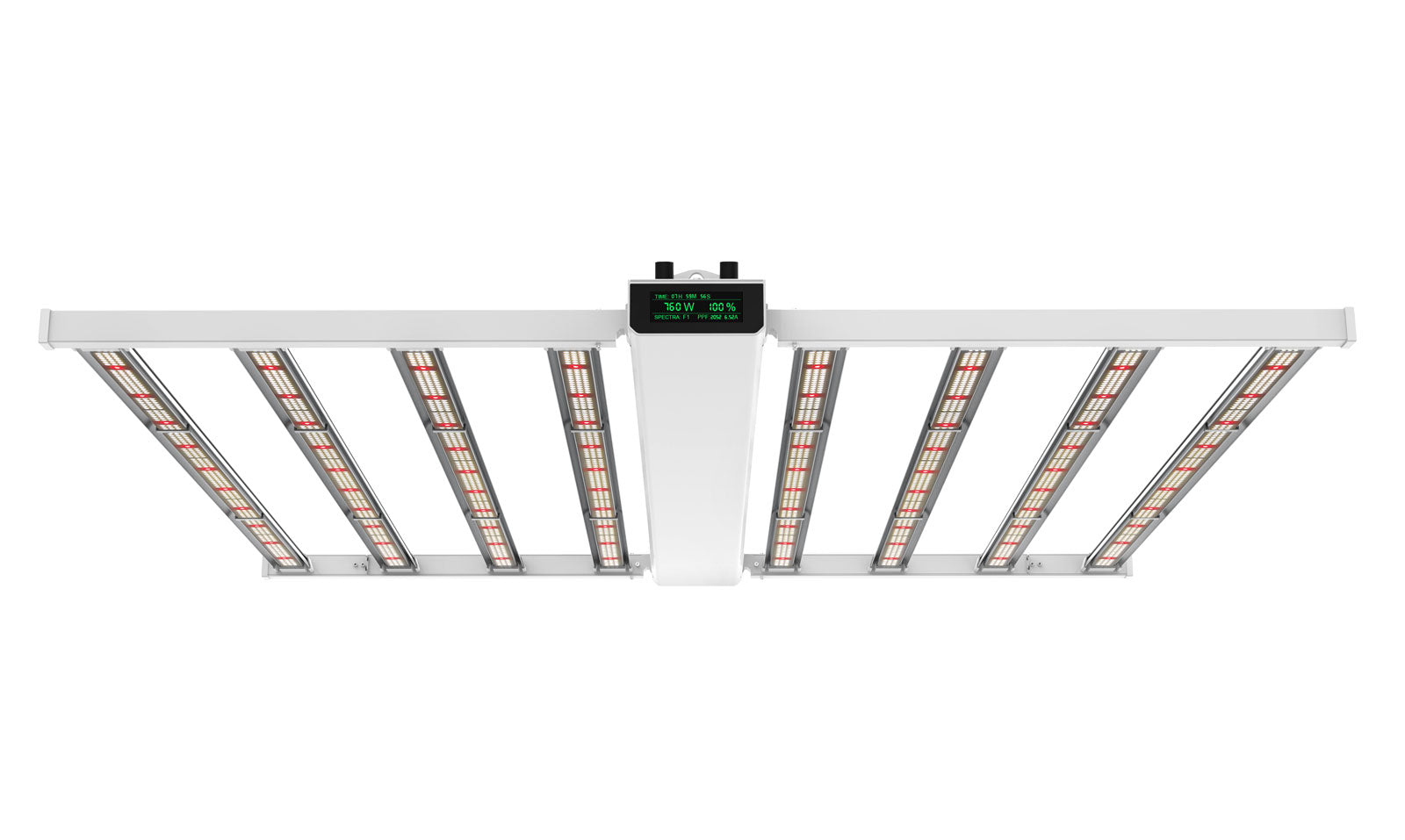 Medic Grow Smart-8 Full Spectrum Dimmable 760W LED Grow Light with Timer - High Yield Lamp for 5x5 Tent