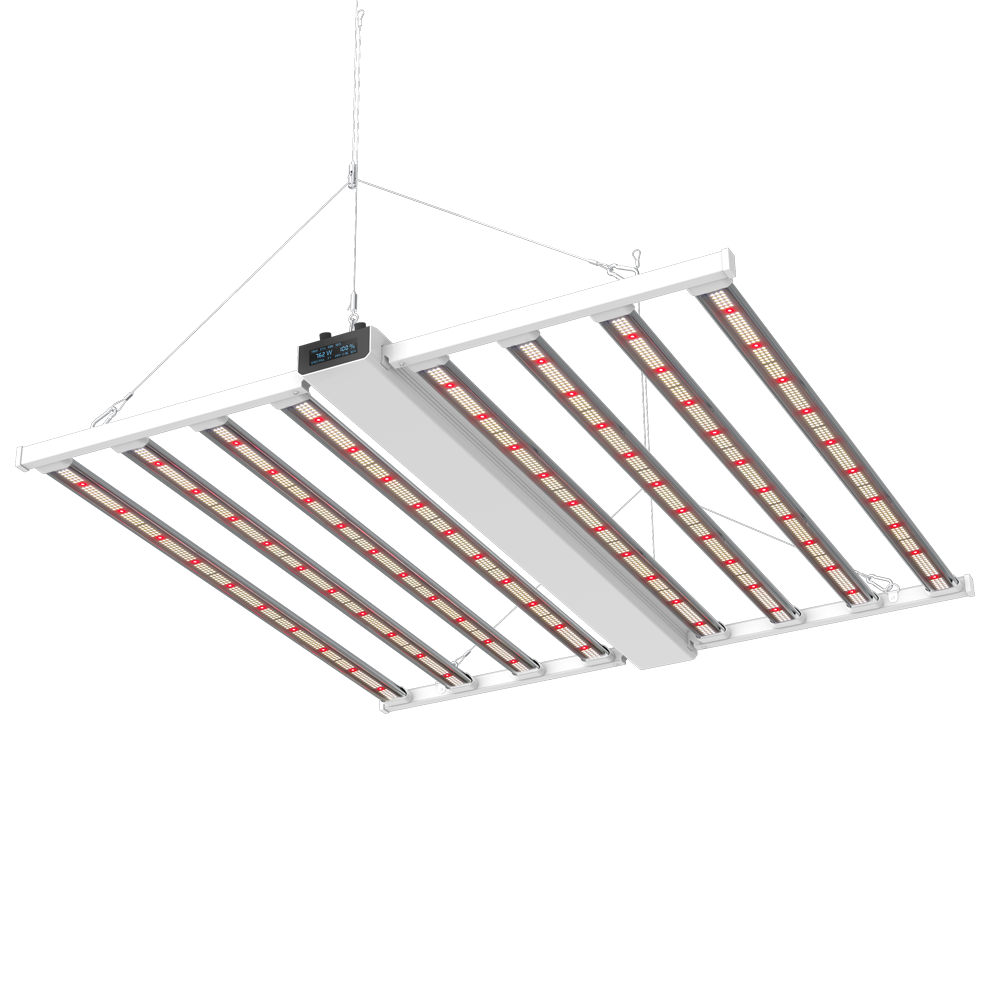 Medic Grow Smart-8 Full Spectrum Dimmable 760W LED Grow Light with Timer - High Yield Lamp for 5x5 Tent