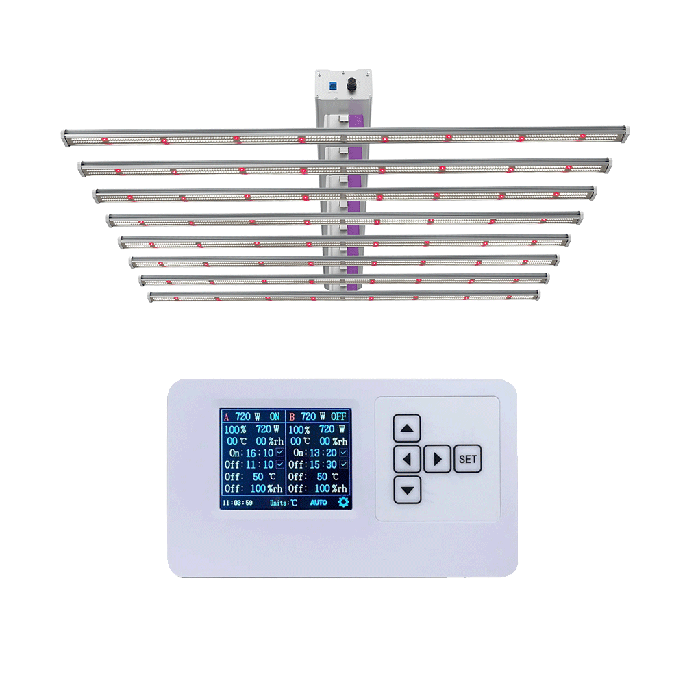 Medic Grow Ez-8 Smart Dimmable Full Spectrum 1000 Watt LED Grow Light for 5X5 Planting