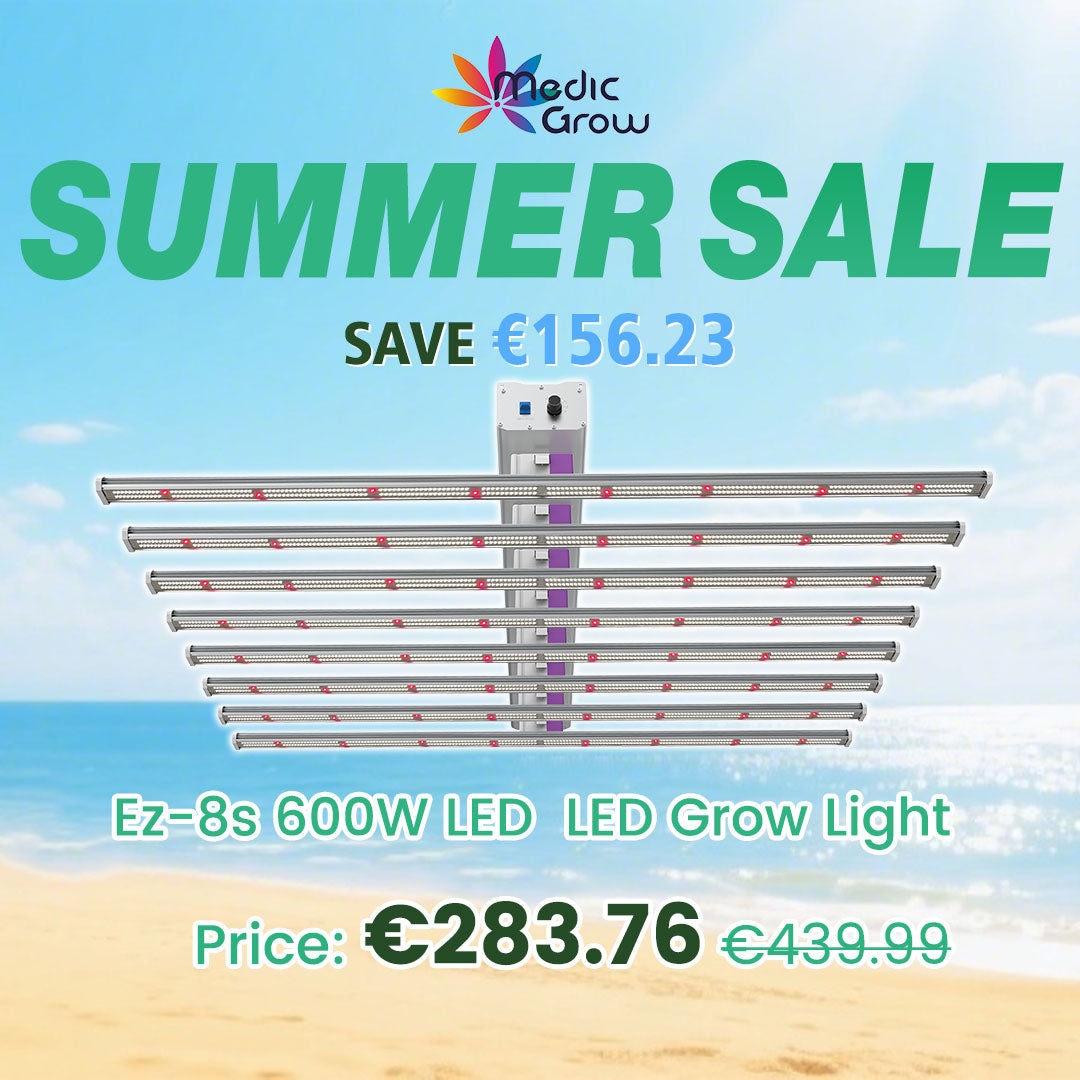 Medic Grow Ez-8S LED Grow Lamps for Plants, 640 Watt, Vollspektrum